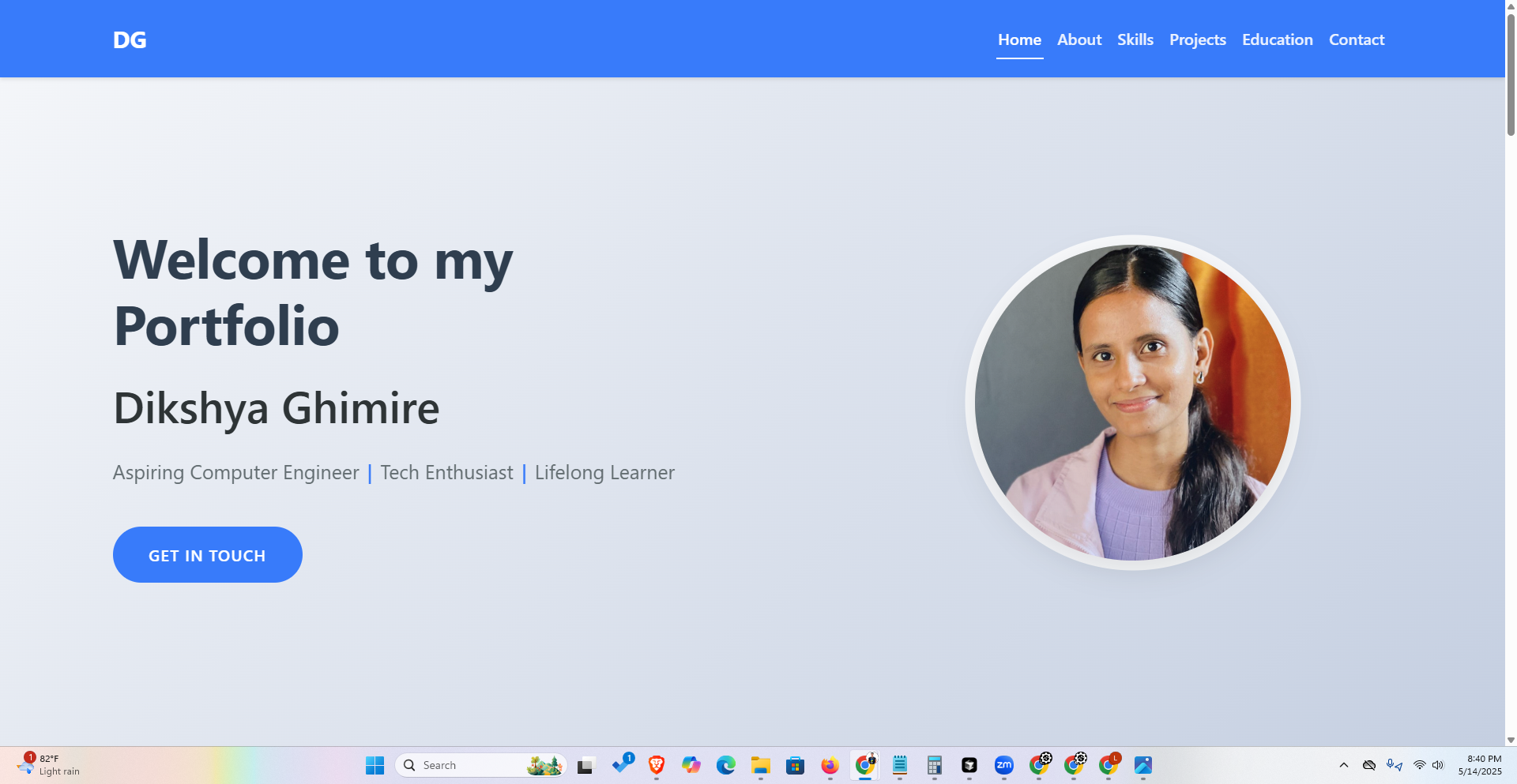 Student Portfolio Website